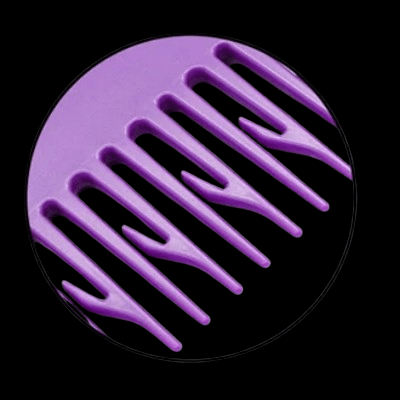 Peigne à Cheveux - ProHairComb™ - Mauve