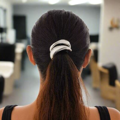 Élastique à cheveux - HairBands™ - Argent Dégradé