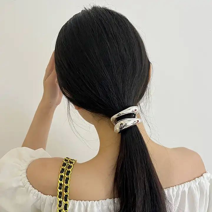 Élastique à cheveux - HairBands™ - Argent Dégradé